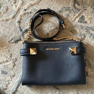 Michael Kors Karla East West Navy Saffiano
Leather Crossbody